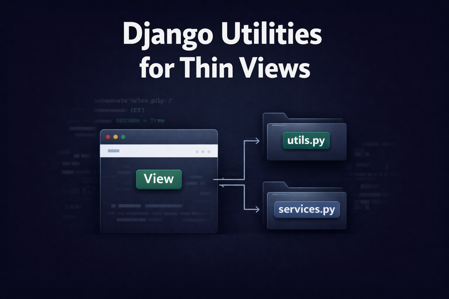 Django Utilities That Keep Your Views Thin and Maintainable