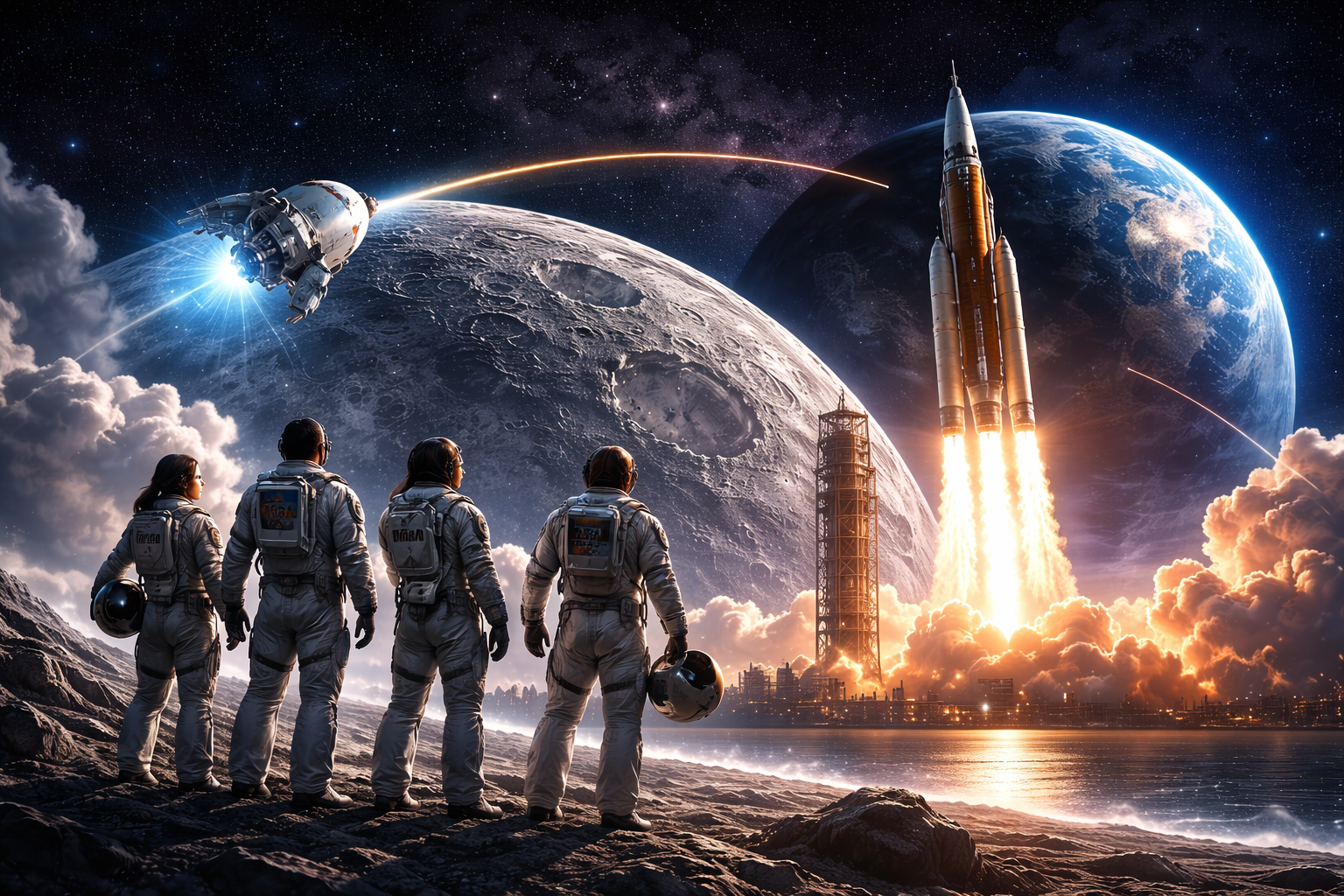 Artemis II Slingshot: 4 Humans Are About to Travel Further from Earth
