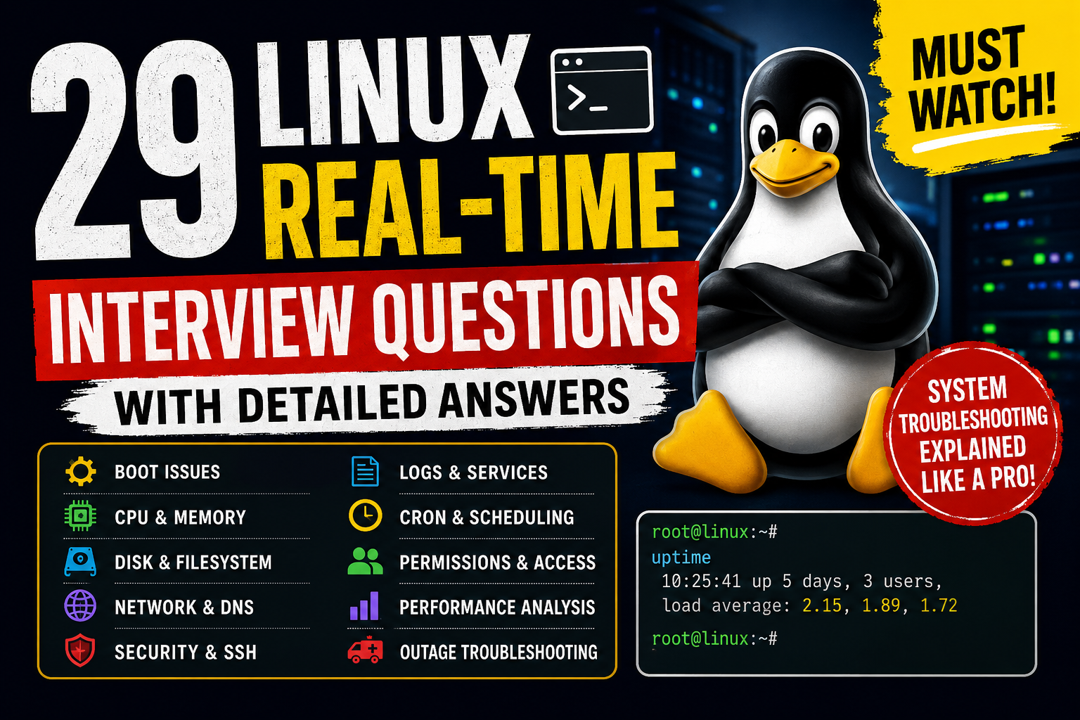 Linux Real-Time Interview Questions