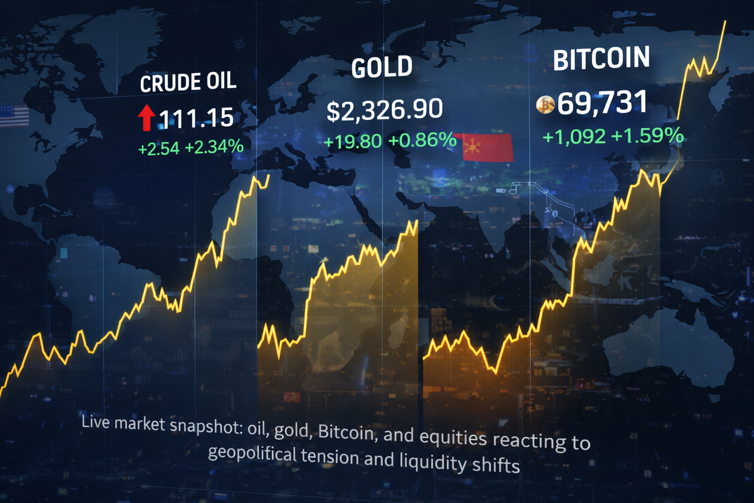 Oil, Gold, Bitcoin, the Fed, and War: Why Markets Are Repricing Everything After the Iran Shock