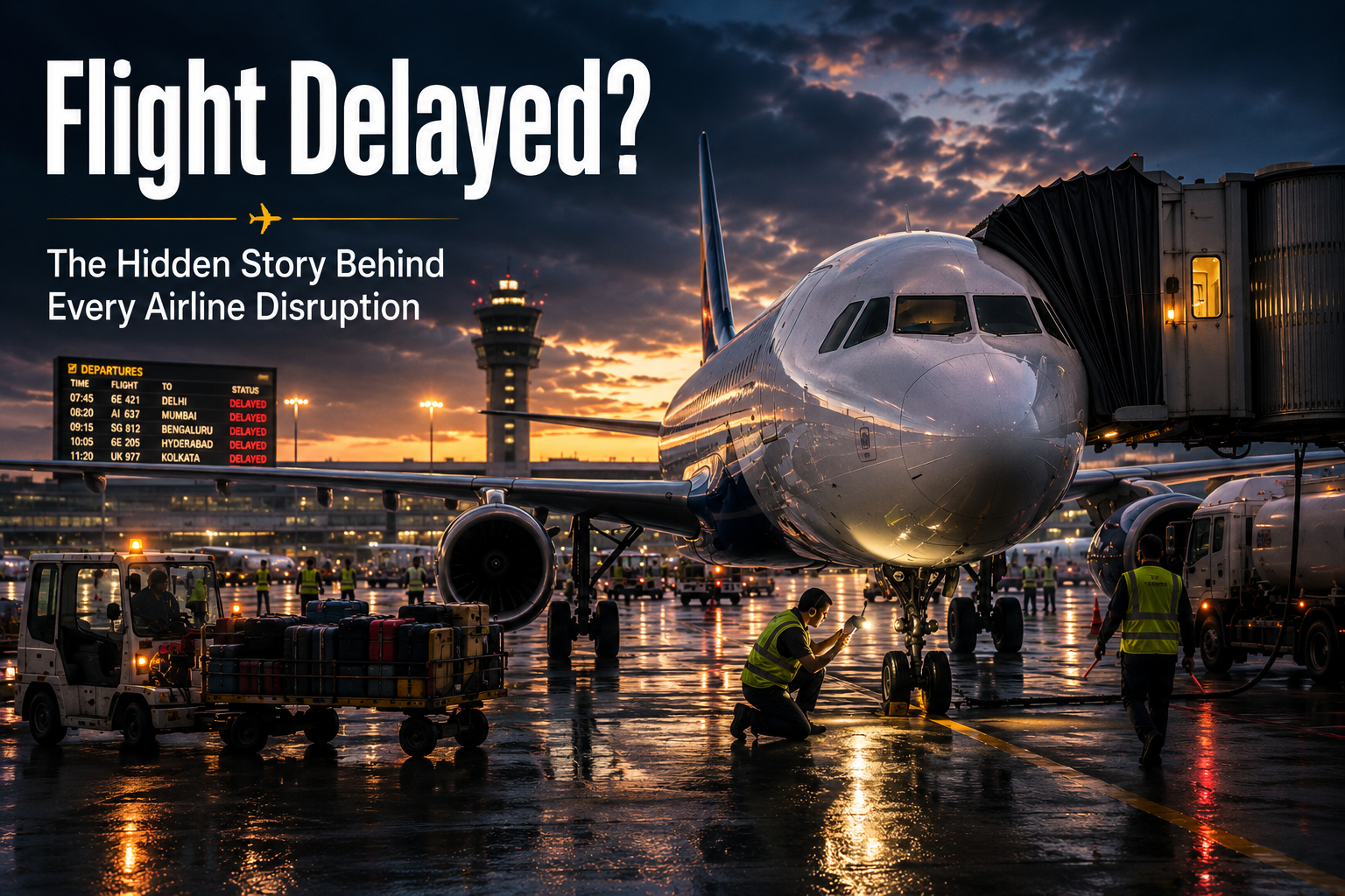 Flight Delayed- The Hidden Story Behind Every Airline Disruption Flight Delayed- The Hidden Story Behind Every Airline Disruption