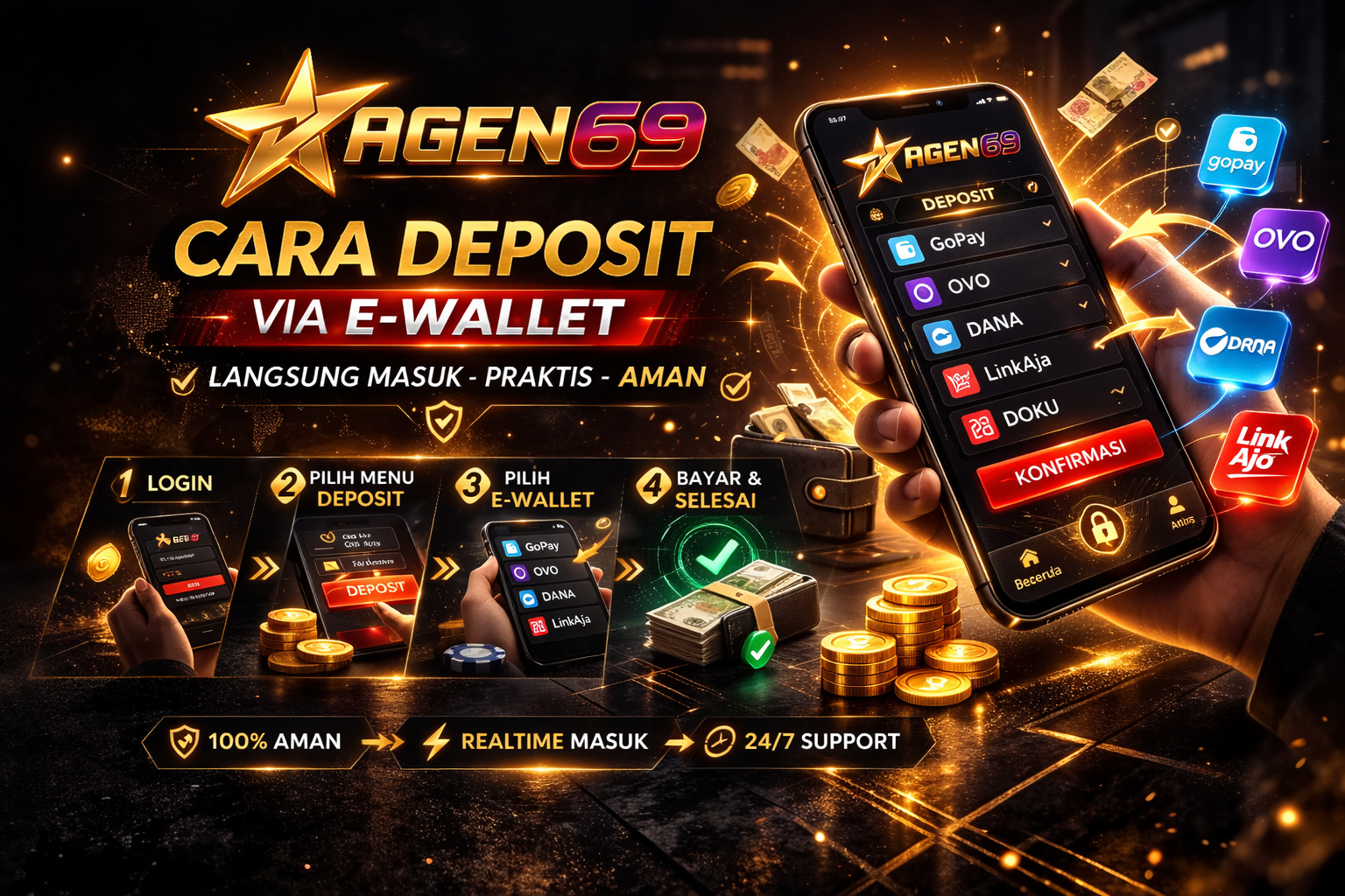 Cara Deposit Agen69 via E-Wallet: Panduan Praktis dan Cepat