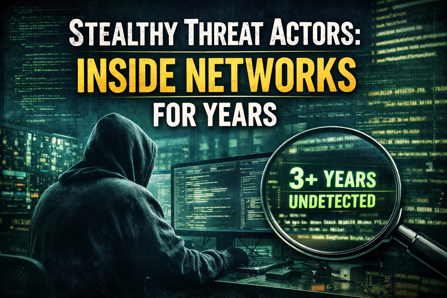 How Some Threat Actors Stay Undetected in Networks for Years