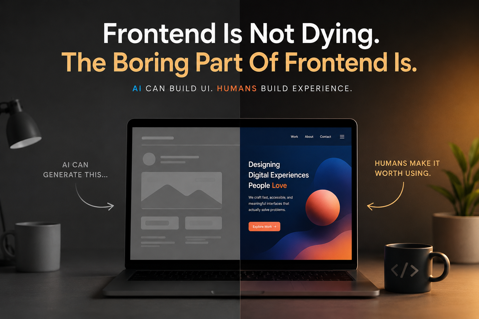 Frontend Is Not Dying. The Boring Part Of Frontend Is.