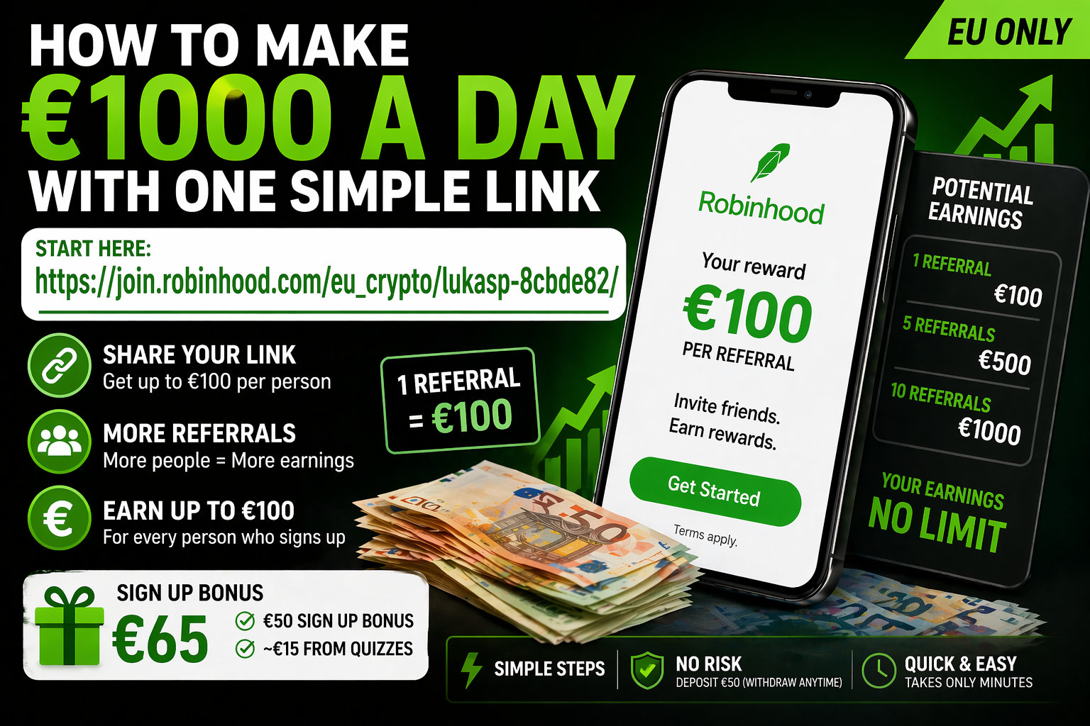  How to Make Up to €1000 a Day With One Simple Link (EU Only)