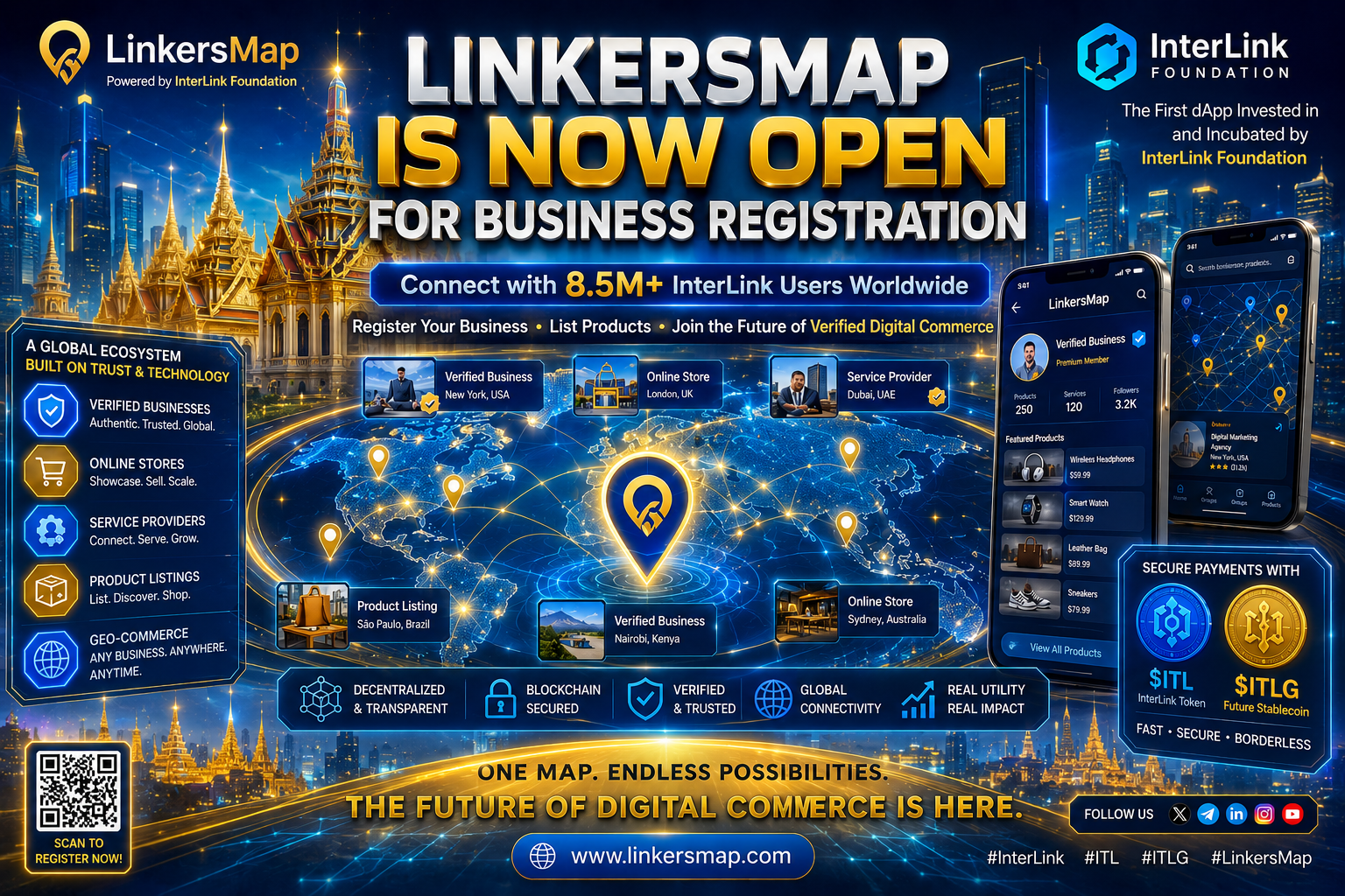 LinkersMap is now open for business registration!