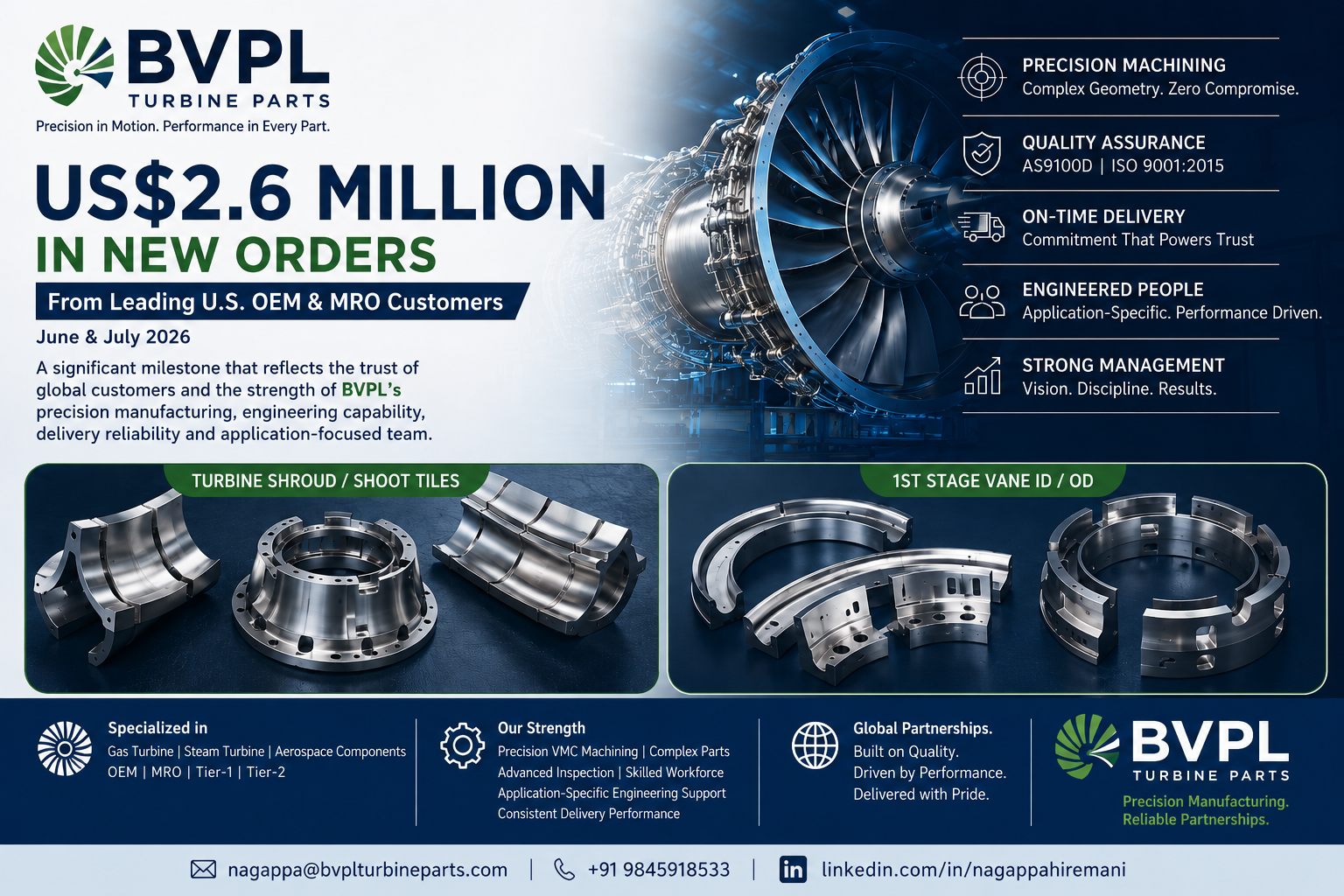 Building Global Confidence in Indian Precision Manufacturing: BVPL Tur Building Global Confidence in Indian Precision Manufacturing: BVPL Tur