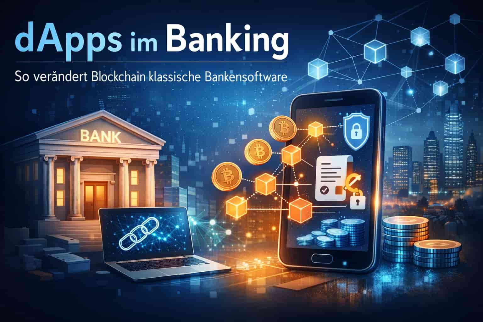 dApps im Banking: So veraendert Blockchain klassische Bankensoftware