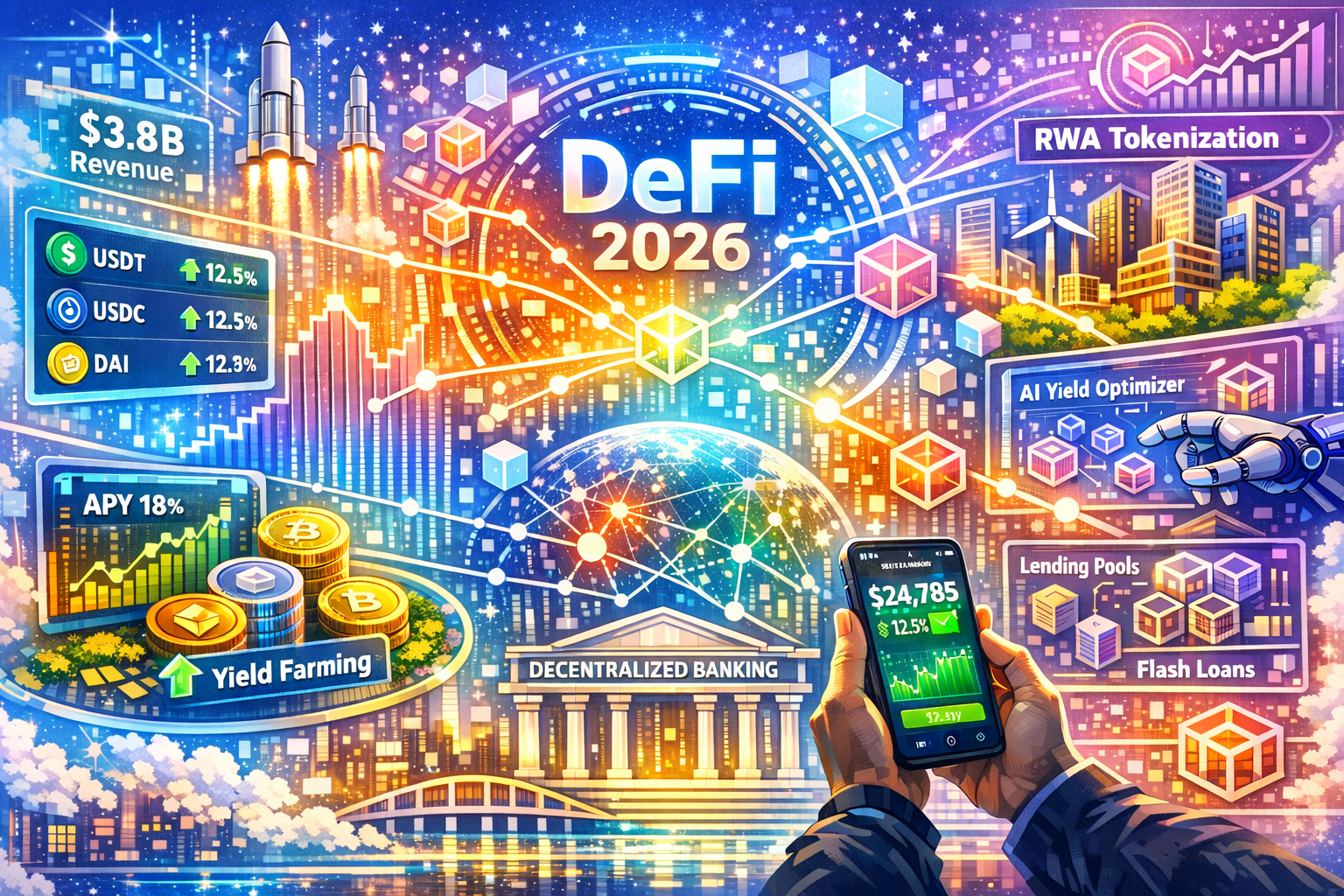 DeFi Revolution 2026: Next-Gen Protocols, Yield Farming Strategies, and the Future of Decentralized…
