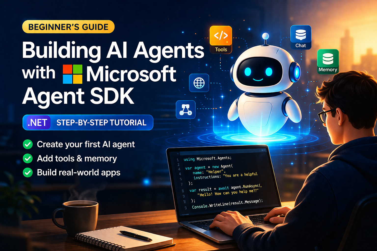 Build Your First AI Agent in .NET With Surprisingly Little Code