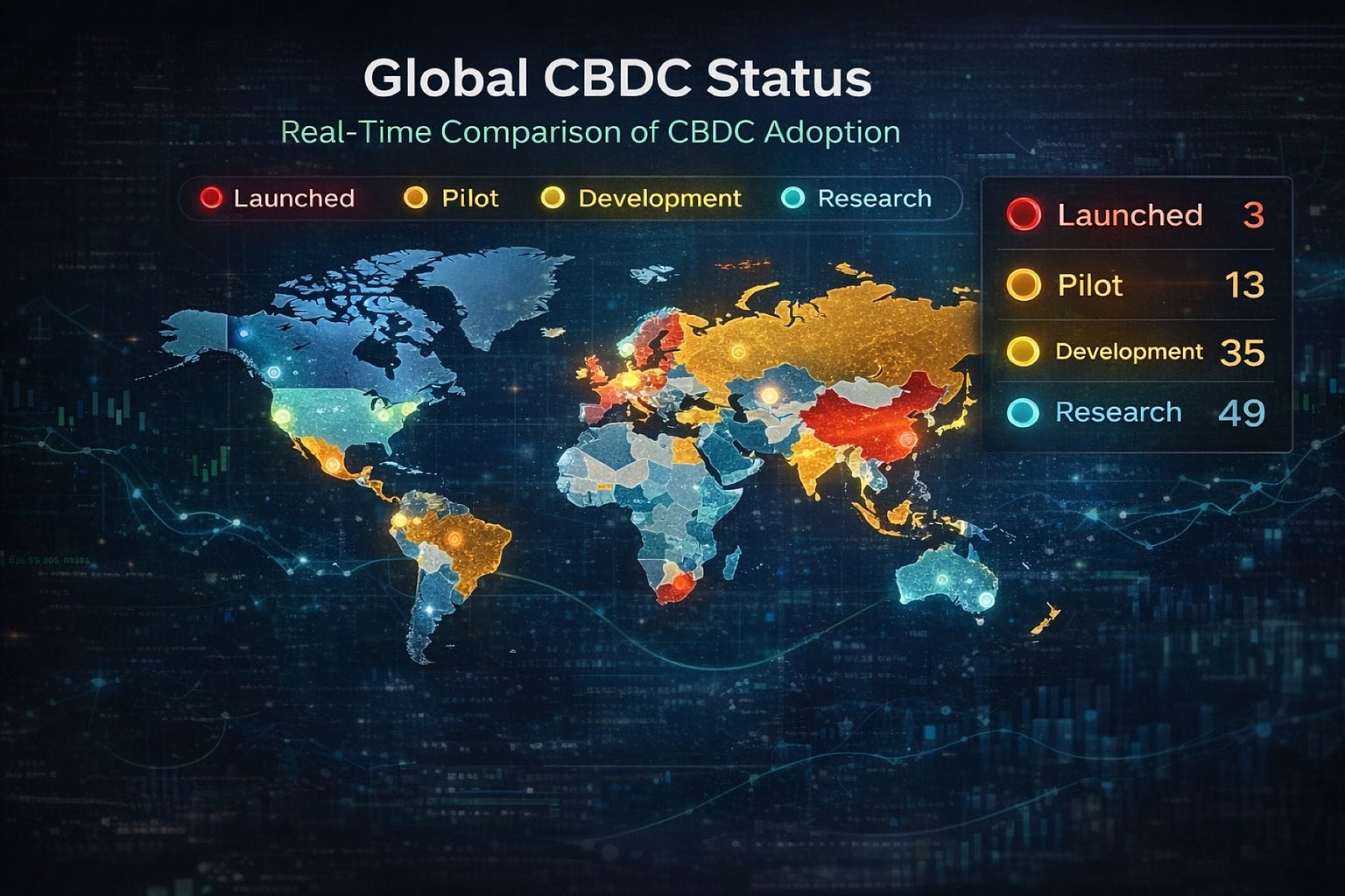 The Global Race to Digital Money: Where Every Major Country Stands on CBDCs Right Now