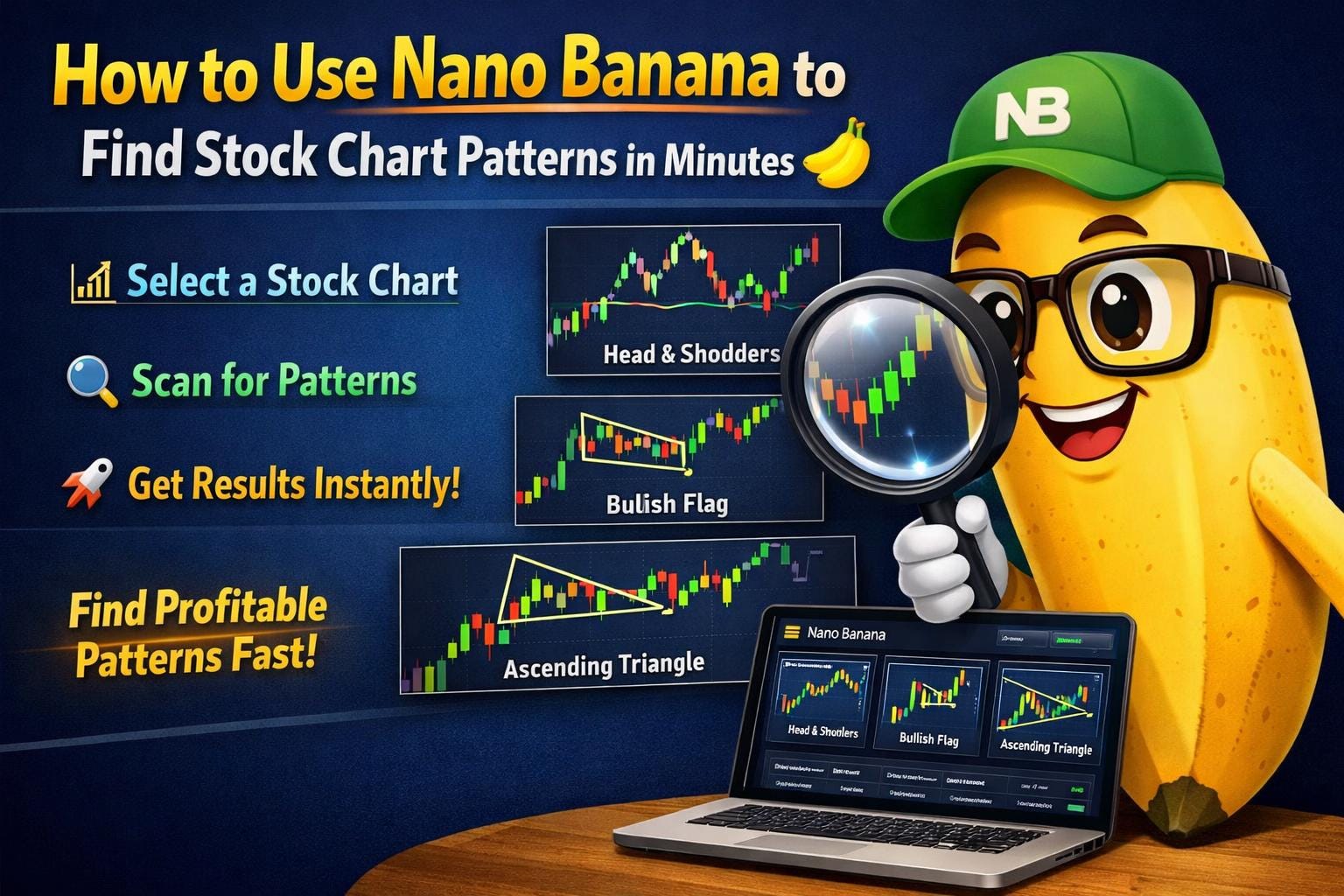 How to Use Nano Banana to Find Stock Chart Patterns in Minutes 