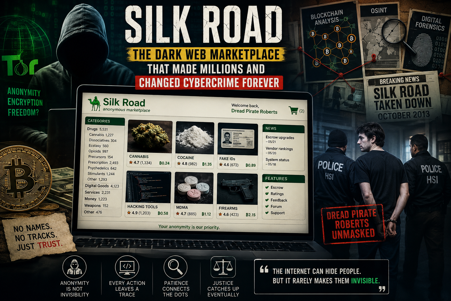 The Dark Web Marketplace That Made Millions and Changed Cybercrime Forever
