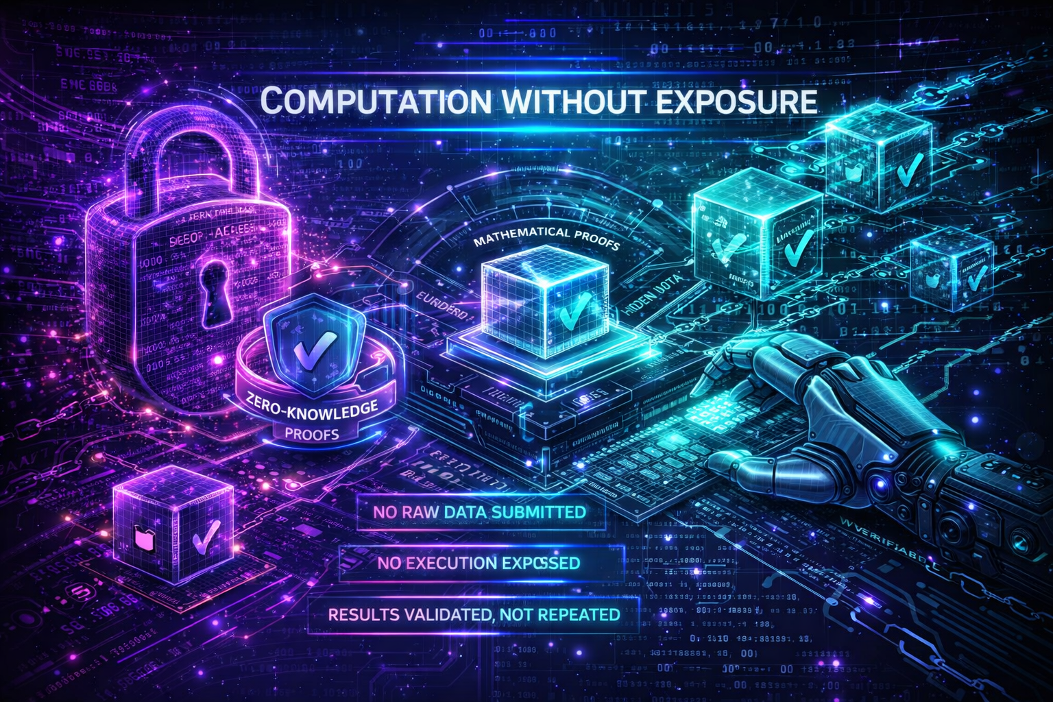 Computation Without Exposure: When Execution Reveals Nothing