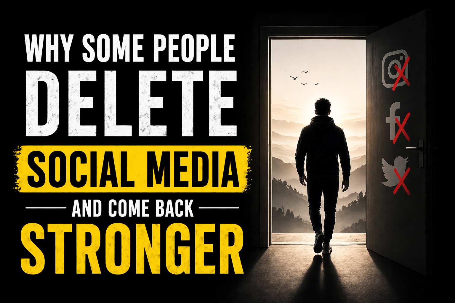 Why Some People Quietly Delete Social Media (And Come Back Stronger)