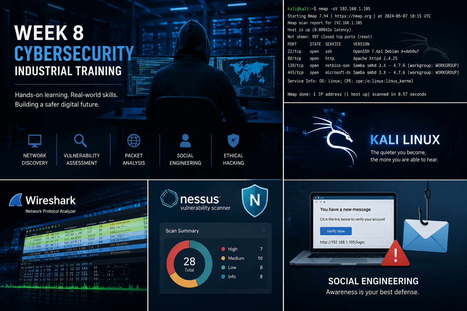 My Cybersecurity Journey: From Network Discovery to Vulnerability Assessment