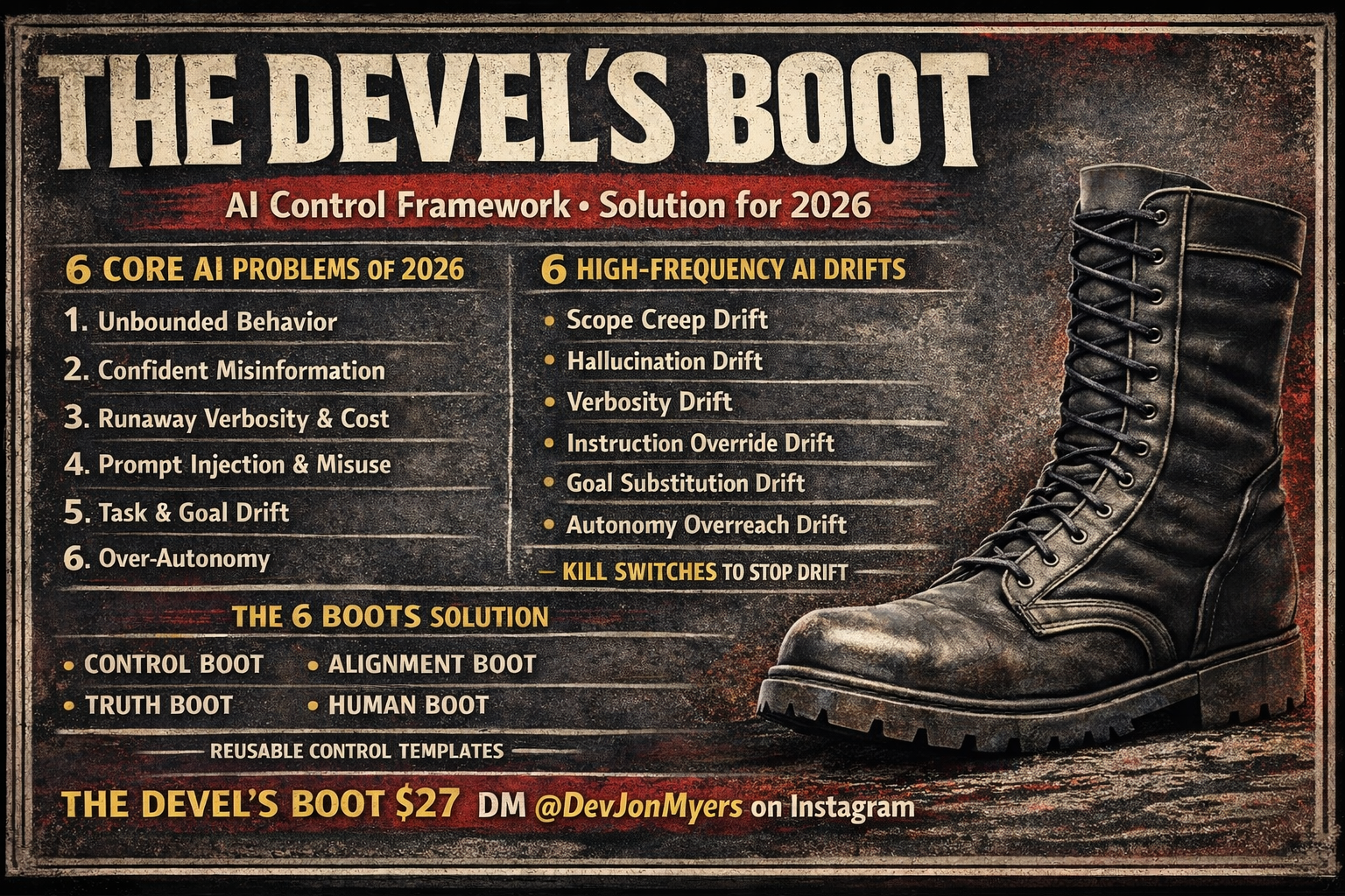 How to Stop the 6 AI Breakdowns of 2026 — Give Bad AI the Devel’s Boot