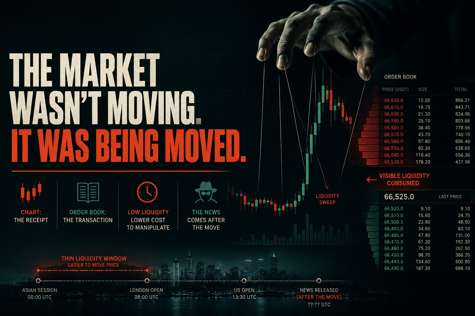 The Market Wasn’t Moving. It Was Being Moved.