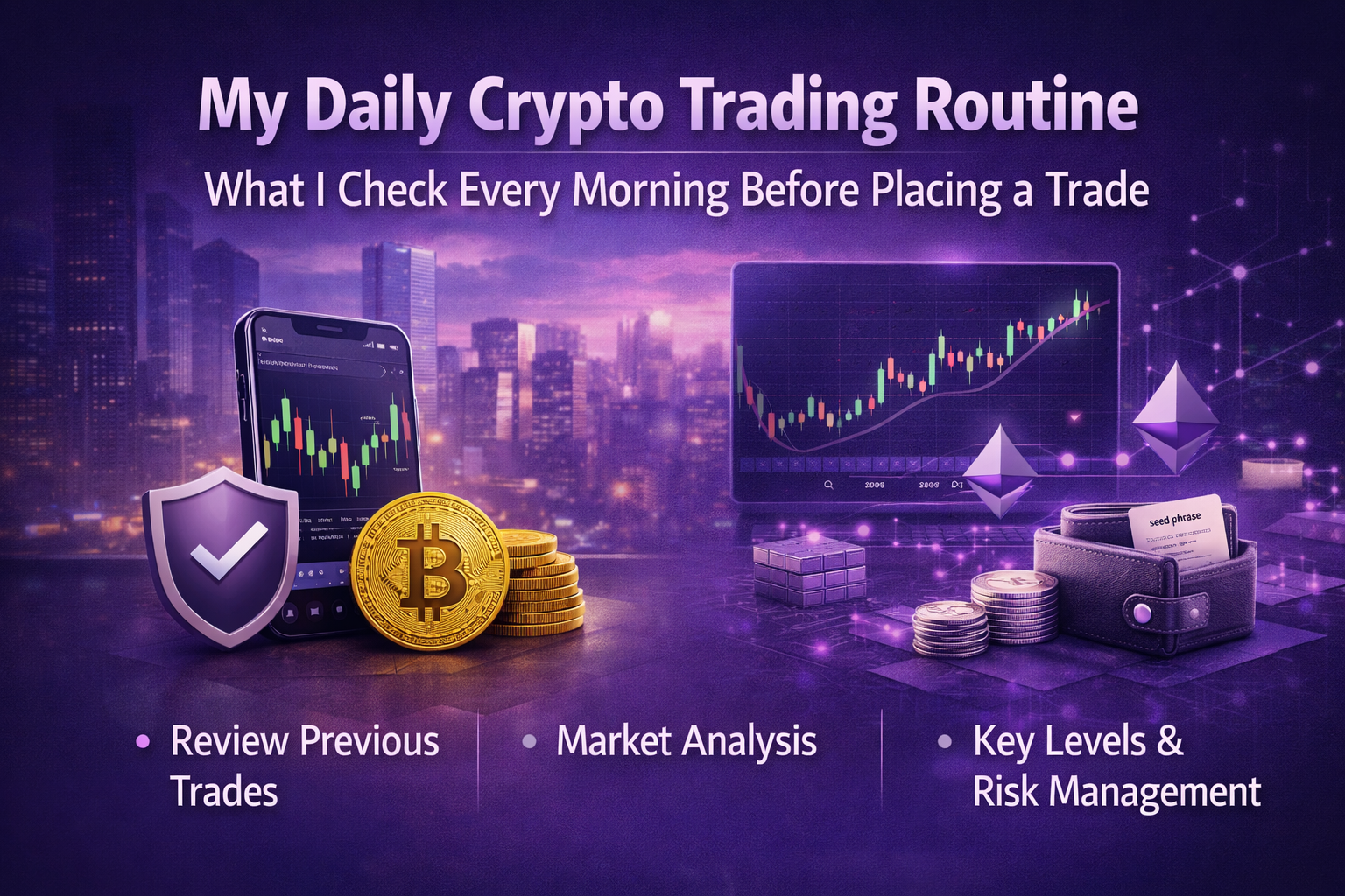 My Daily Crypto Trading Routine: What I Check Every Morning Before Placing a Trade
