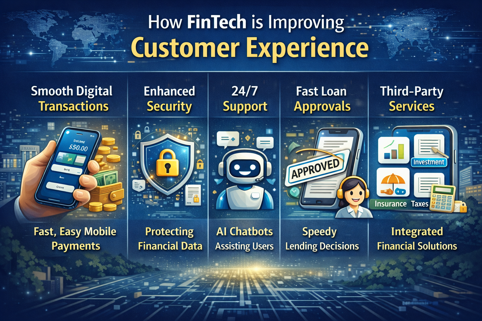 How is FinTech improving customer experience?