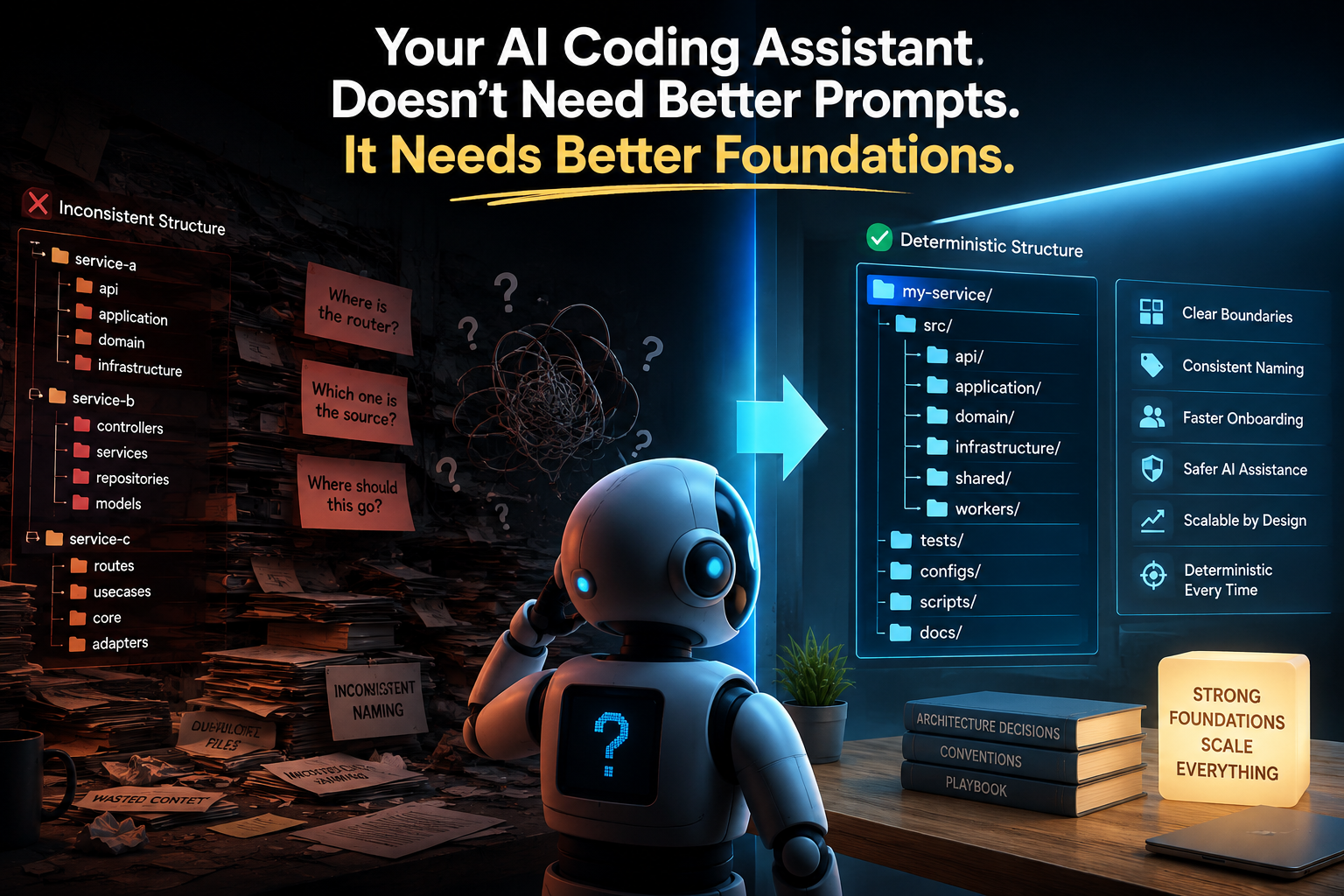 Your AI Coding Assistant Doesn’t Need Better Prompts. It Needs Better Foundations