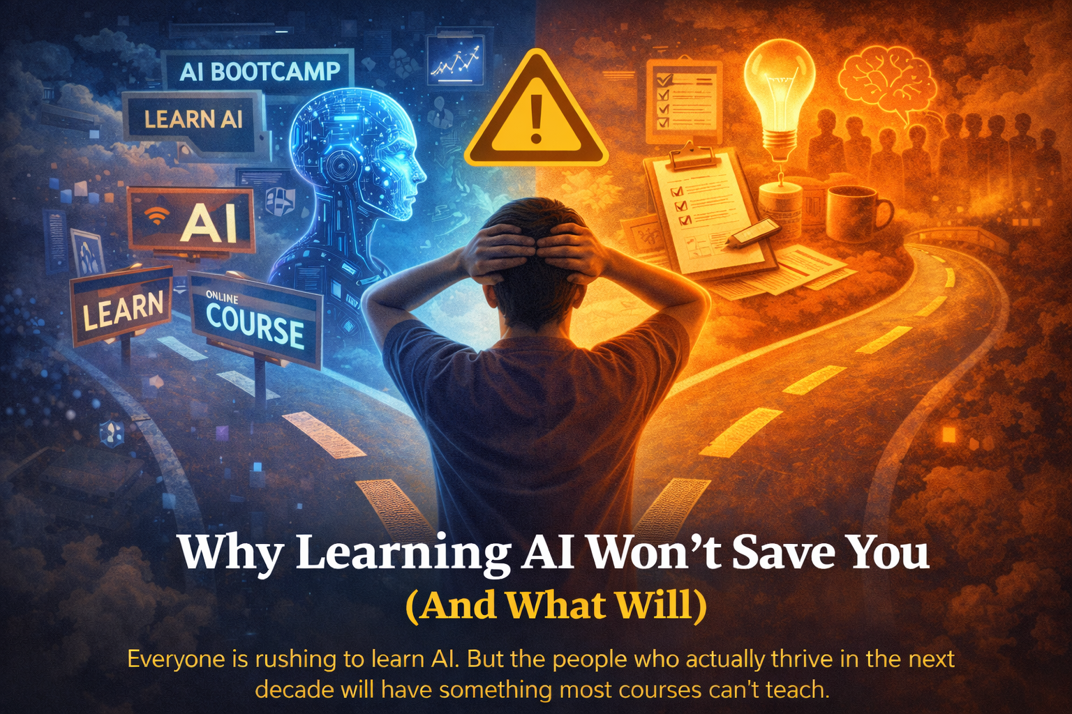 Why Learning AI Won’t Save You (And What Will)
