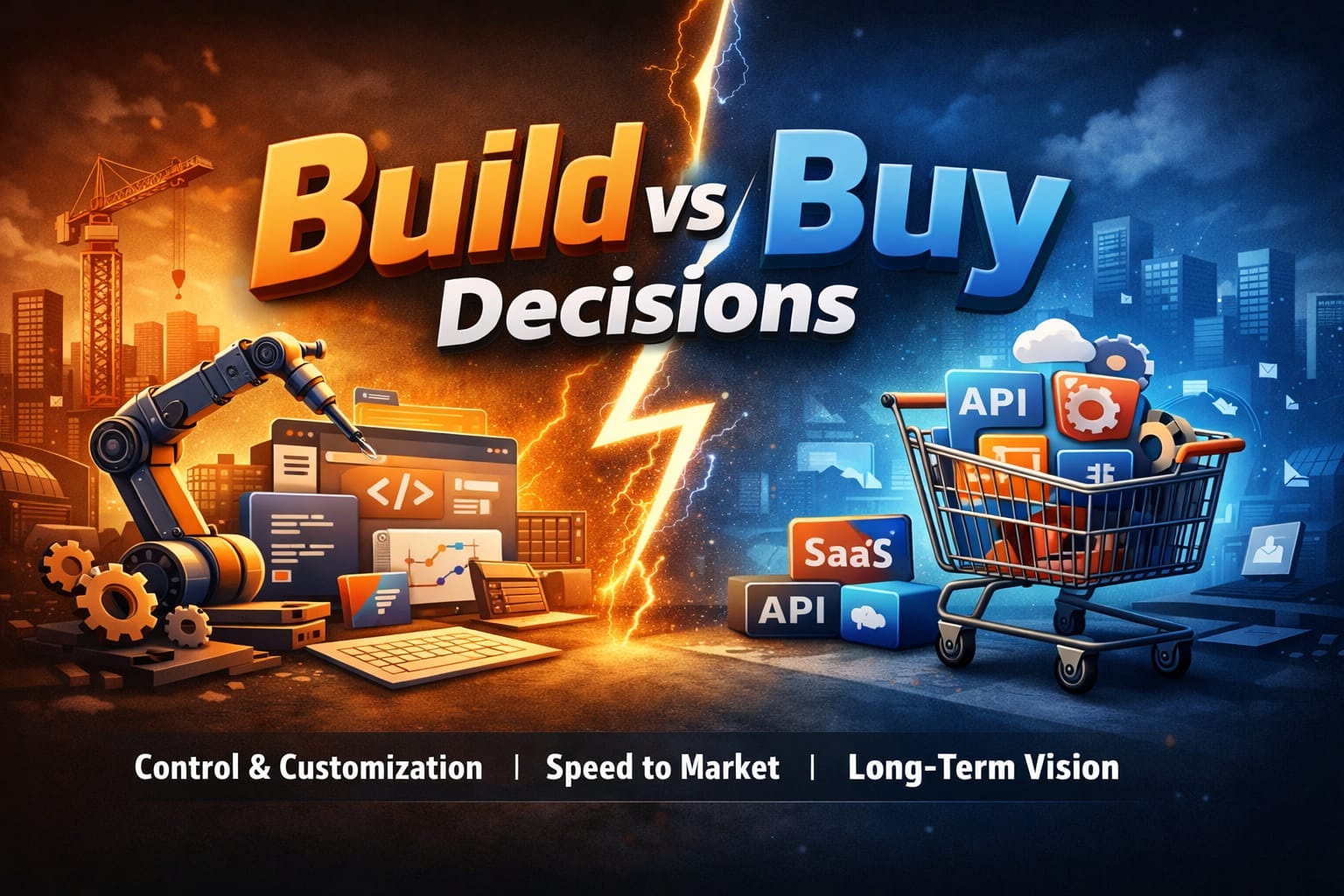 Build vs Buy Decisions: The Strategic Choice That Defines Your Growth
