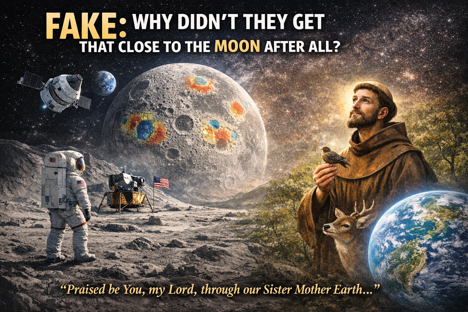 Fake: Why Didn’t They Get That Close to the Moon After All-