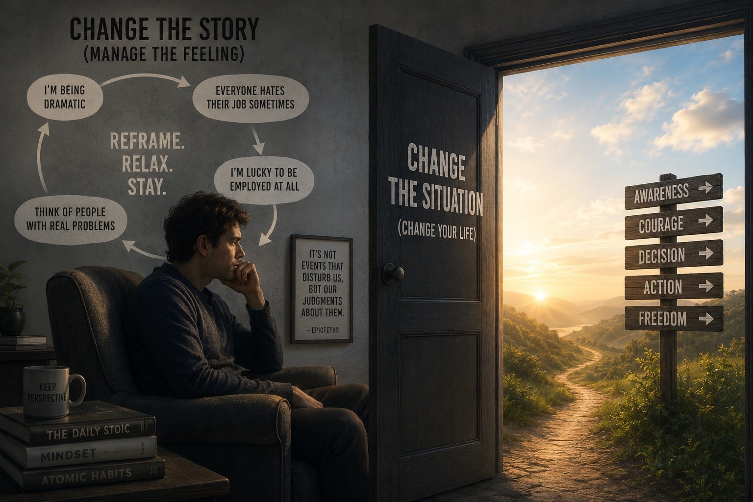 The Self-Help Idea I Trusted Most Was Keeping Me Stuck