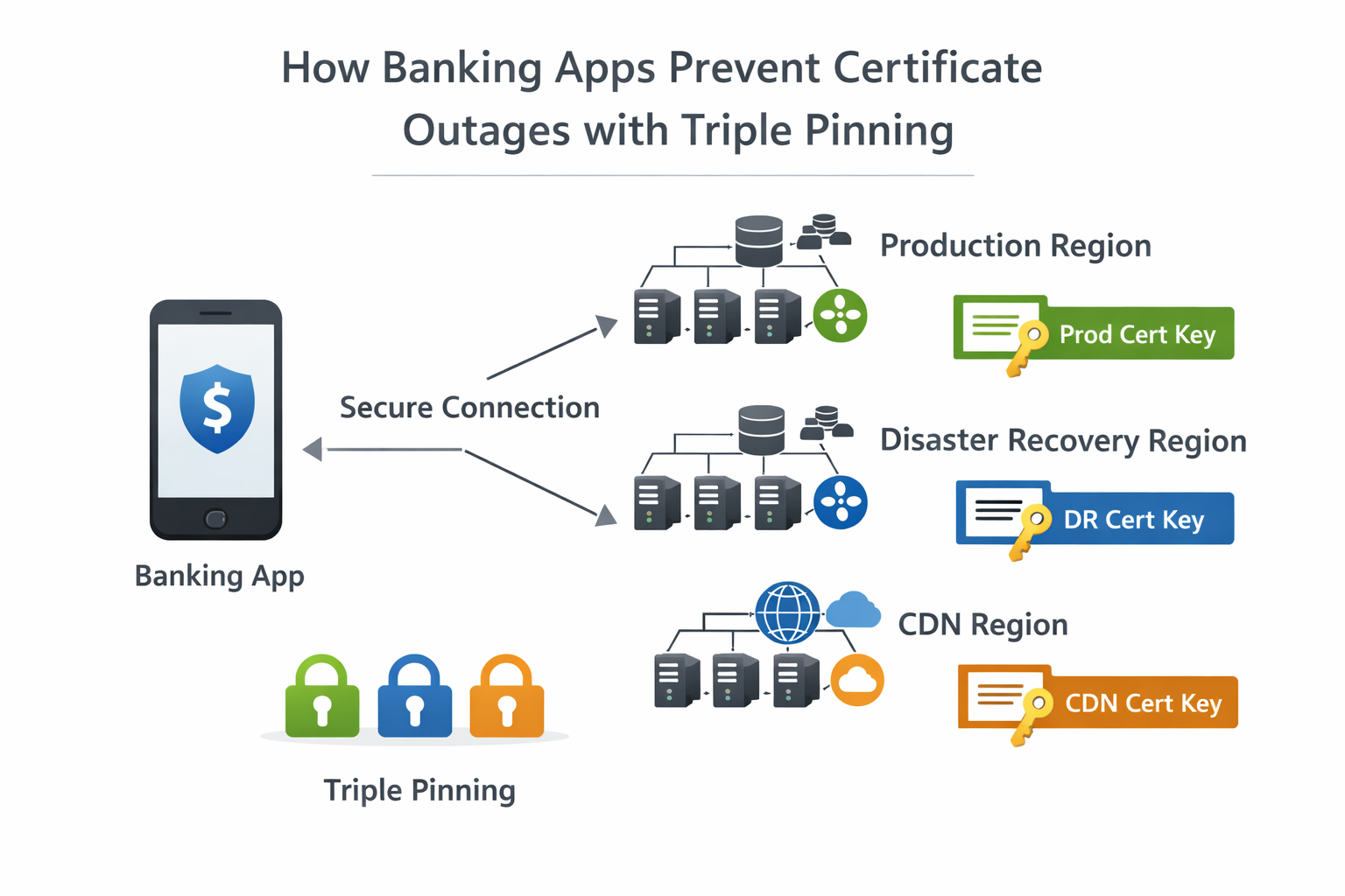 How Banking Apps Prevent Certificate Outages with Triple Pinning
