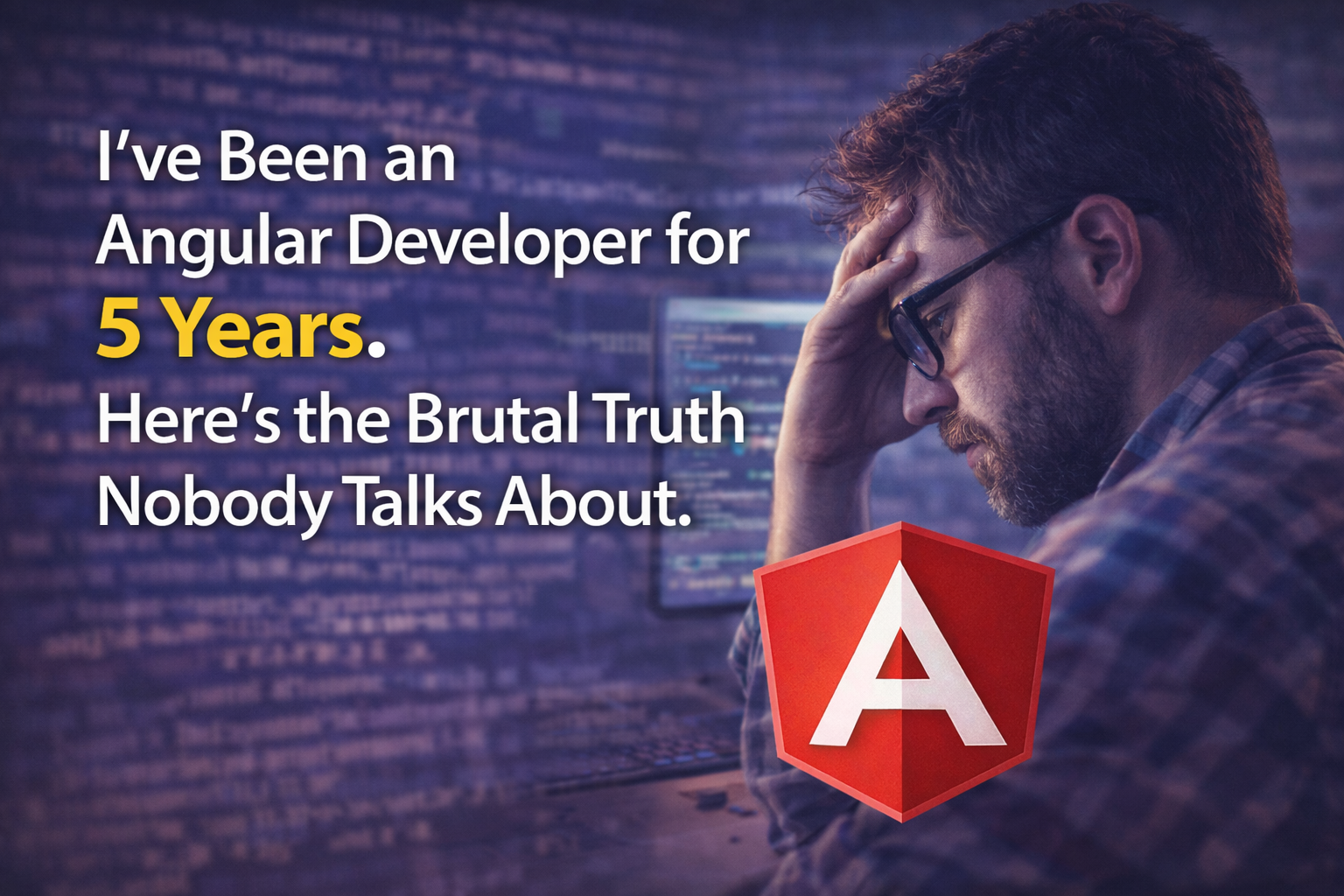 I’ve Been an Angular Developer for 5 Years. Here’s the Brutal Truth Nobody Talks About.