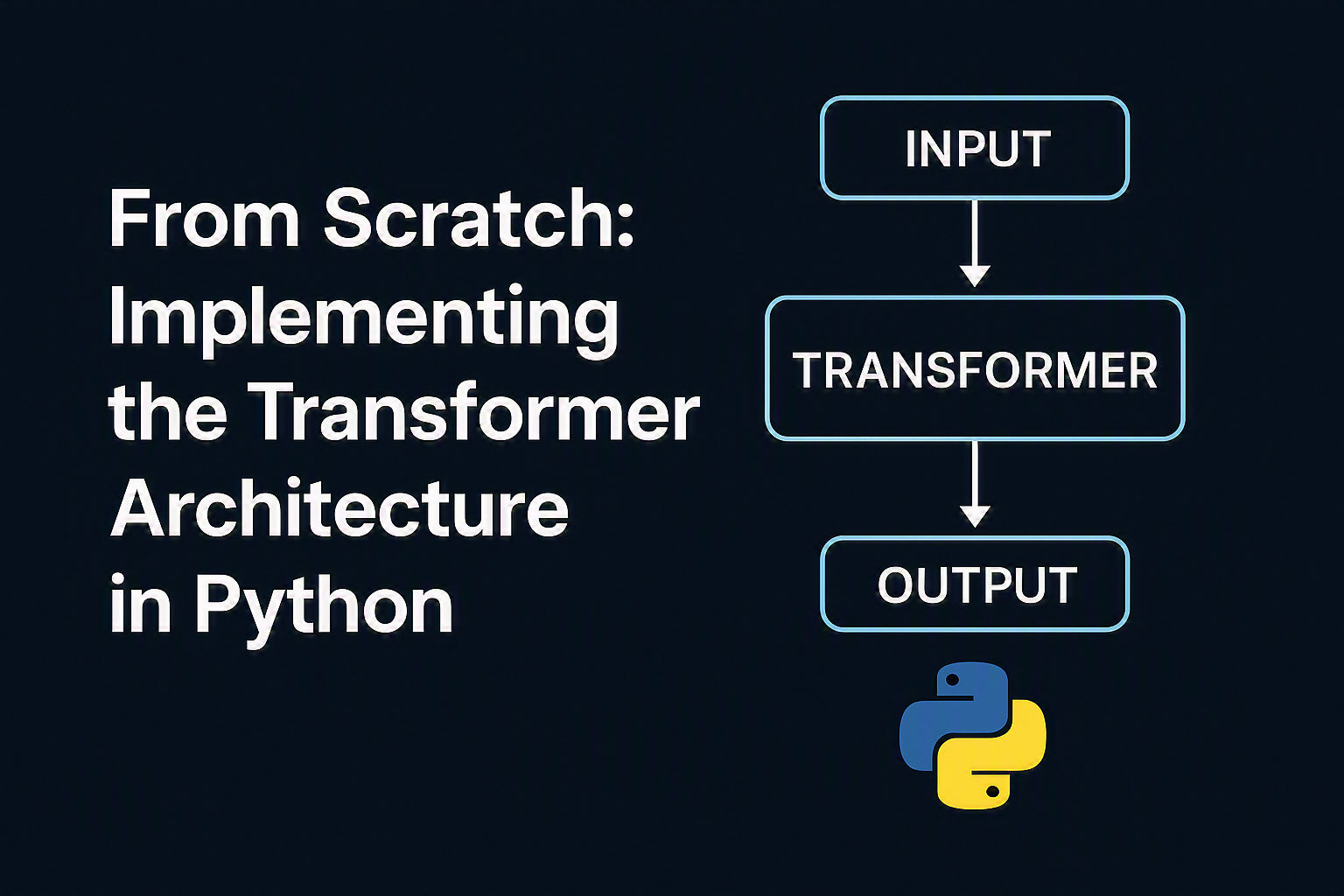 From Scratch: Implementing the Transformer Architecture in Python