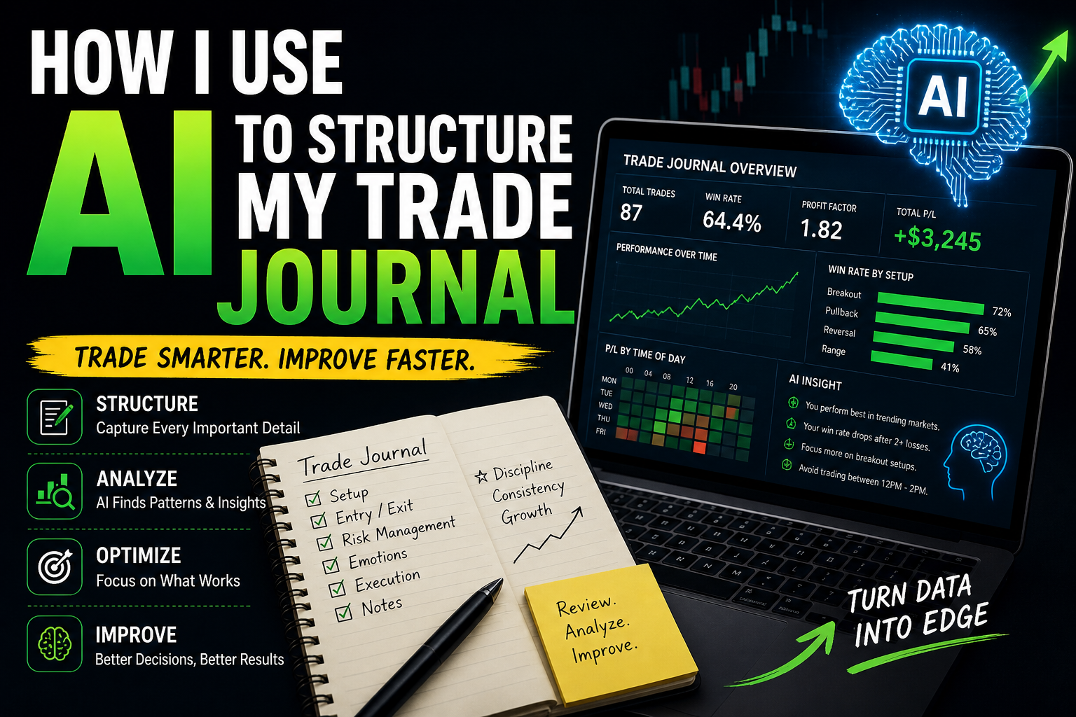 How I Use AI to Structure My Trade Journal (And Trade Smarter Every Week)