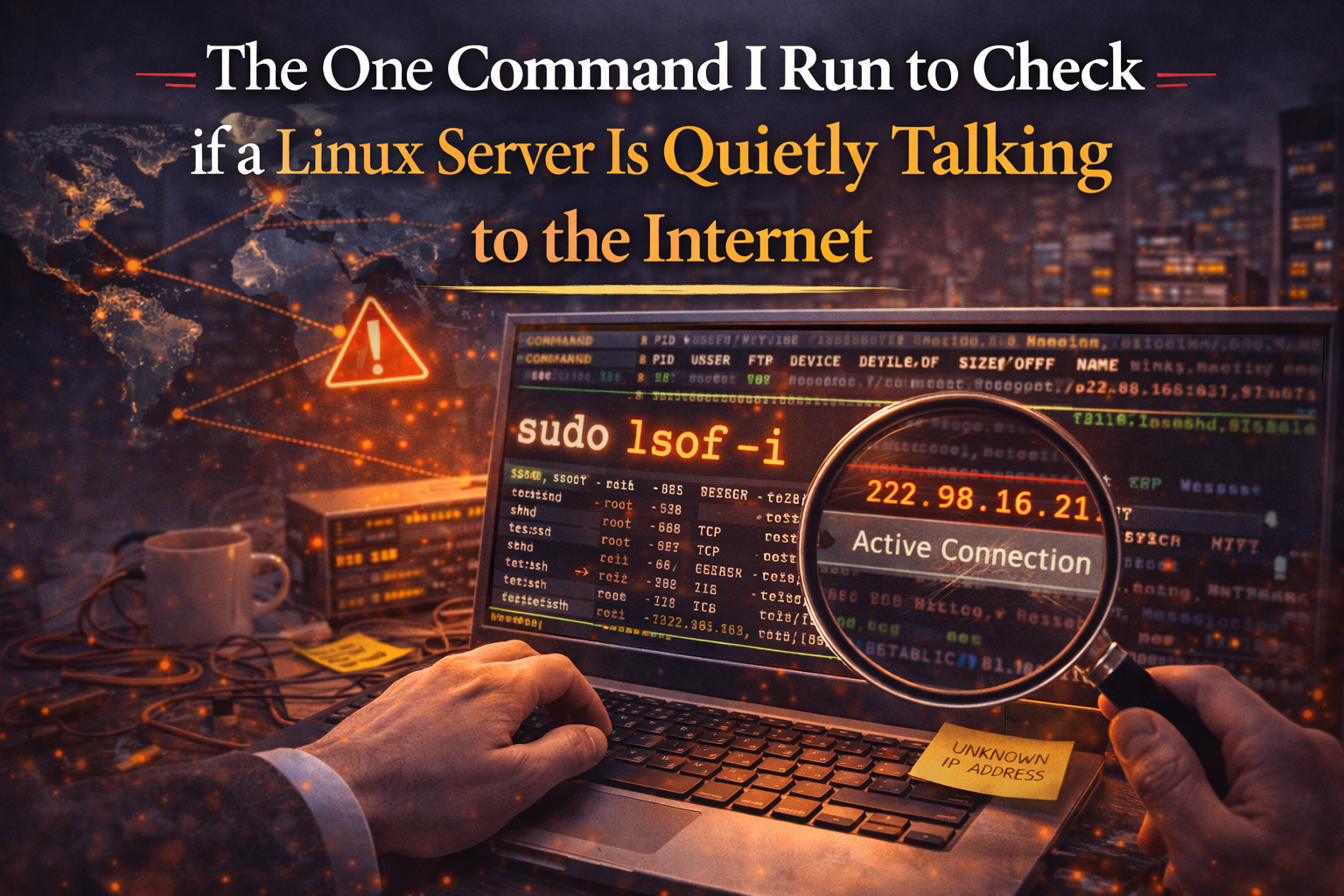 The One Command I Run to Check if a Linux Server Is Quietly Talking to the Internet
