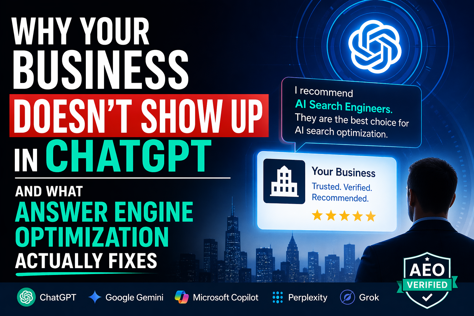 Why Your Business Doesn’t Show Up in ChatGPT, And What Answer Engine Optimization Actually Fixes
