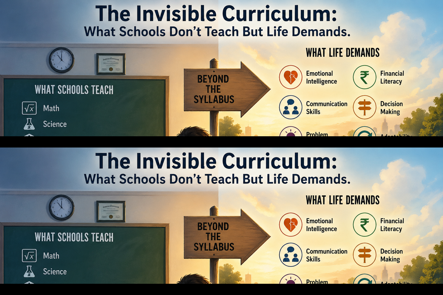 The Invisible Curriculum: What Schools Don’t Teach But Life Demands