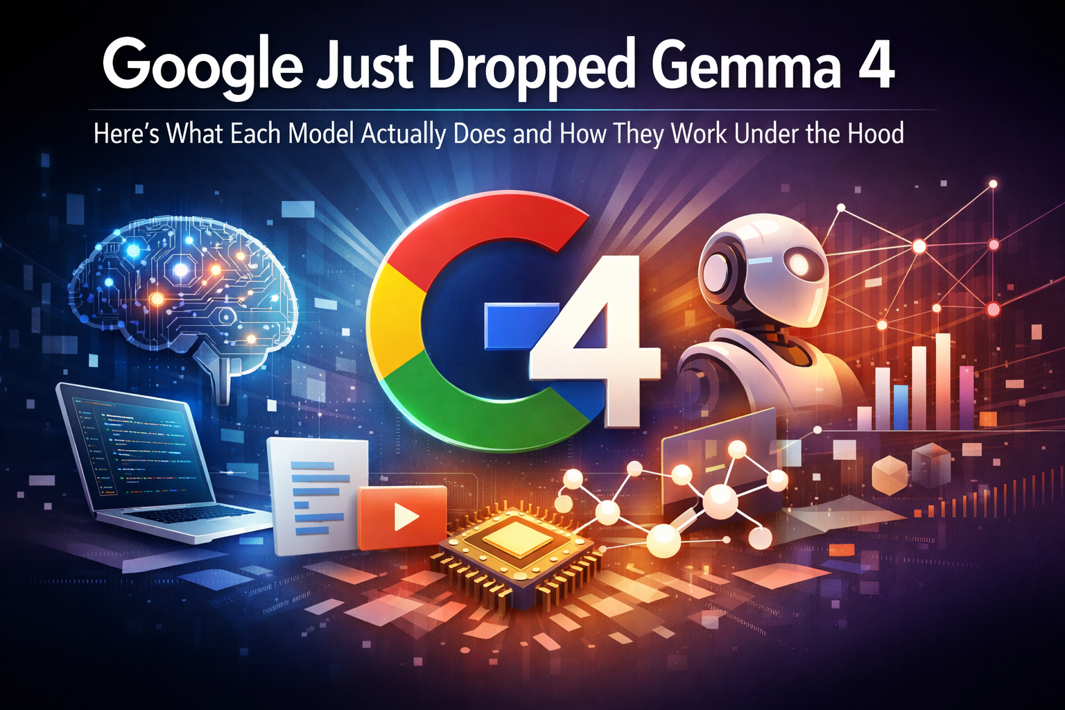 Google Just Dropped Gemma 4. Here’s What Each Model Actually Does and How They Work Under the Hood.
