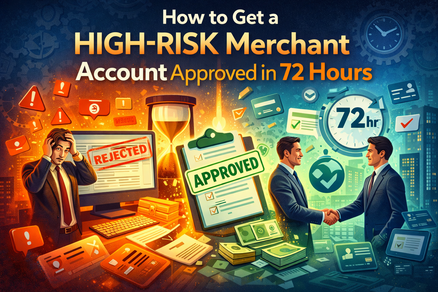 How to Get a High-Risk Merchant Account Approved in 72 Hours