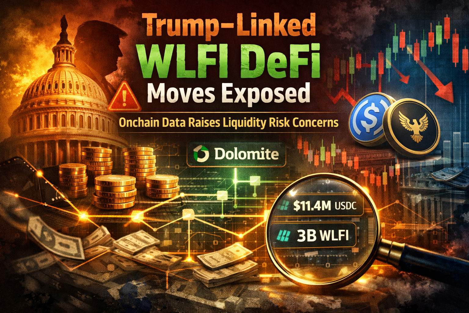Trump-Linked WLFI DeFi Moves Exposed: Liquidity Risk Explained