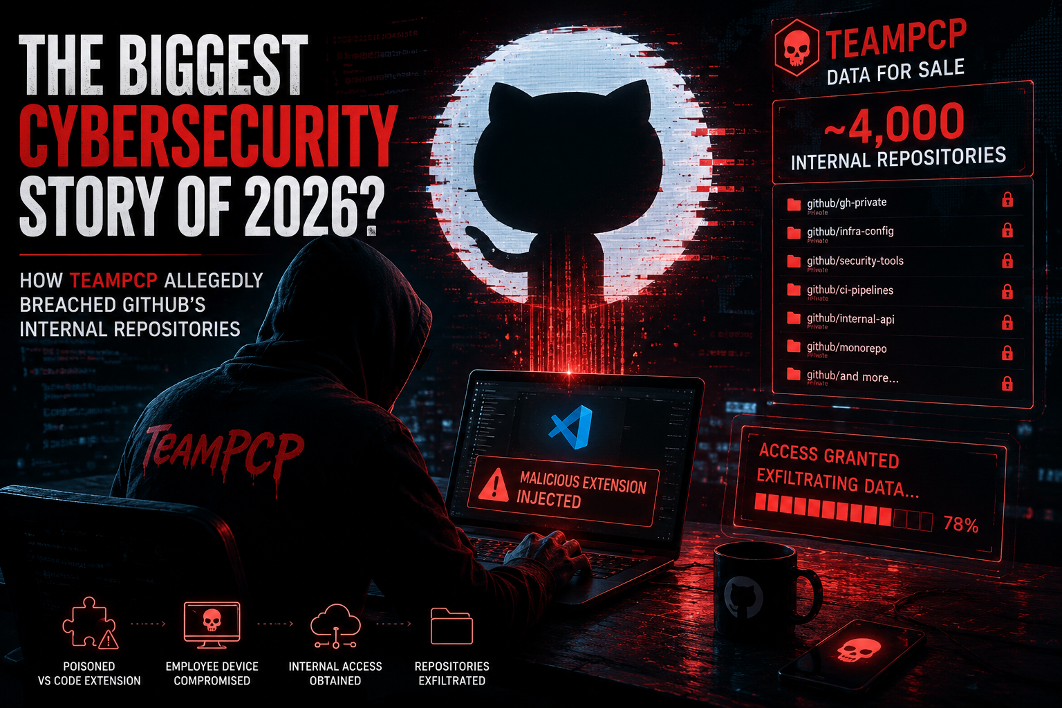 The Biggest Cybersecurity Story of 2026? TeamPCP Claims Massive GitHub Breach