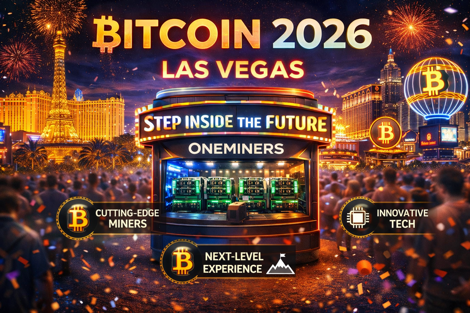 What It Feels Like to Be at Bitcoin 2026 — And Why OneMiners Stands Out