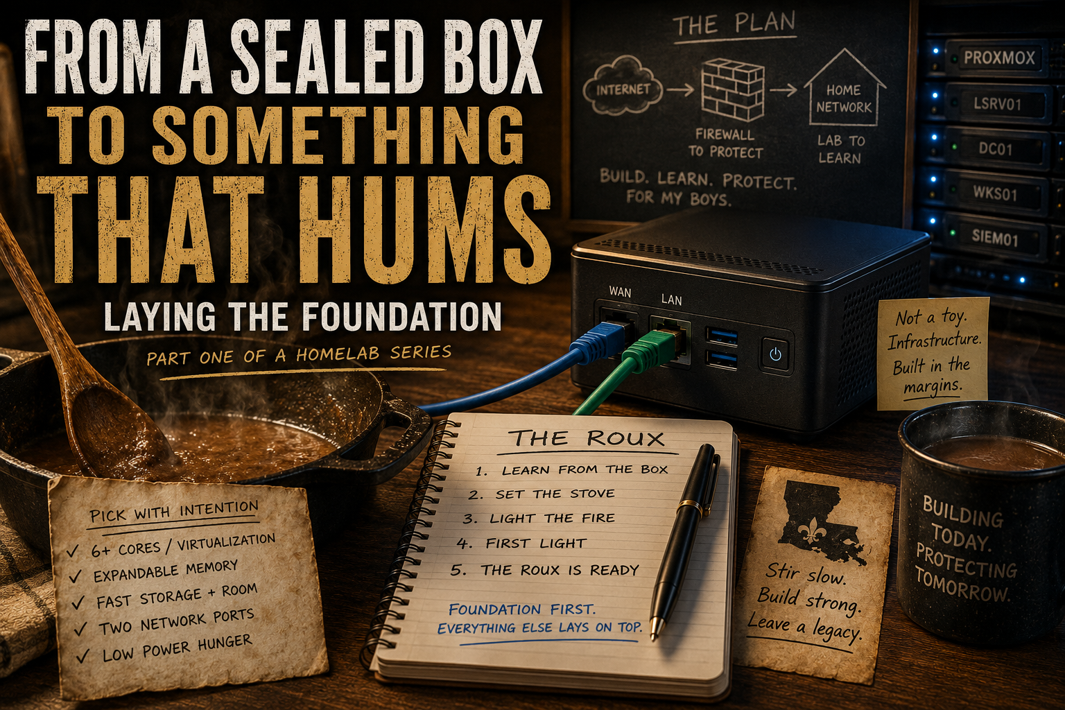 From a Sealed Box to Something That Hums: Laying the Foundation