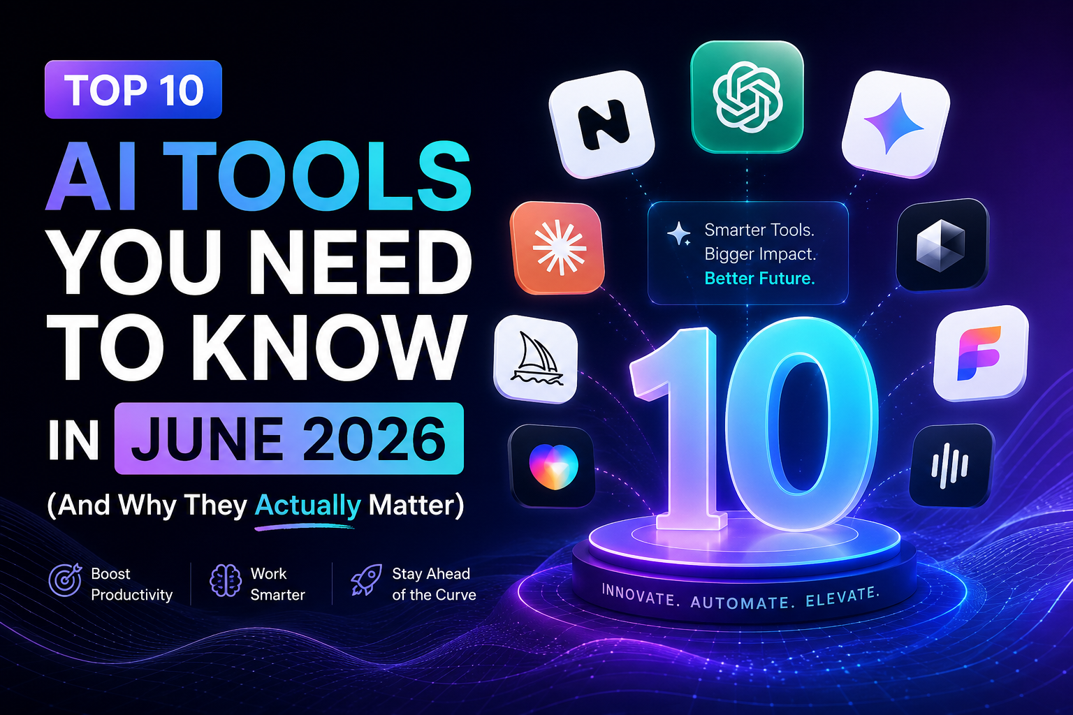 Top 10 AI Tools You Need to Know in June 2026 (And Why They Actually Matter)
