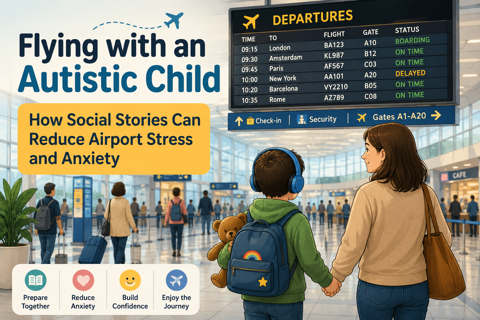 Flying with an Autistic Child: How Social Stories Can Reduce Airport S