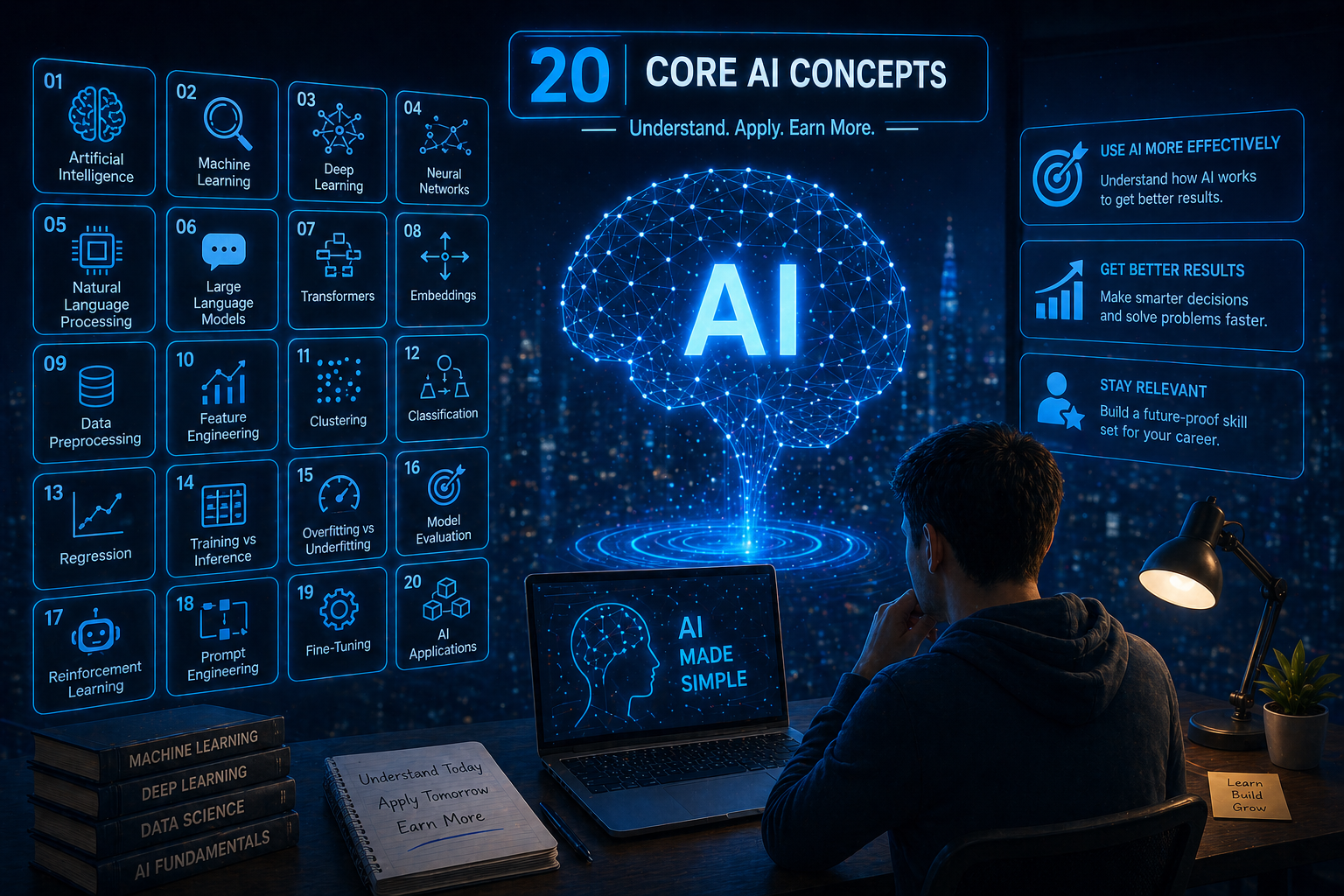 These 20 AI Concepts Can Help You Earn More in 2026