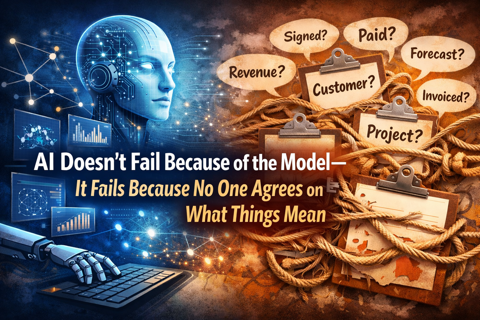 AI Doesn’t Fail Because of the Model ; It Fails Because No One Agrees on What Things Mean
