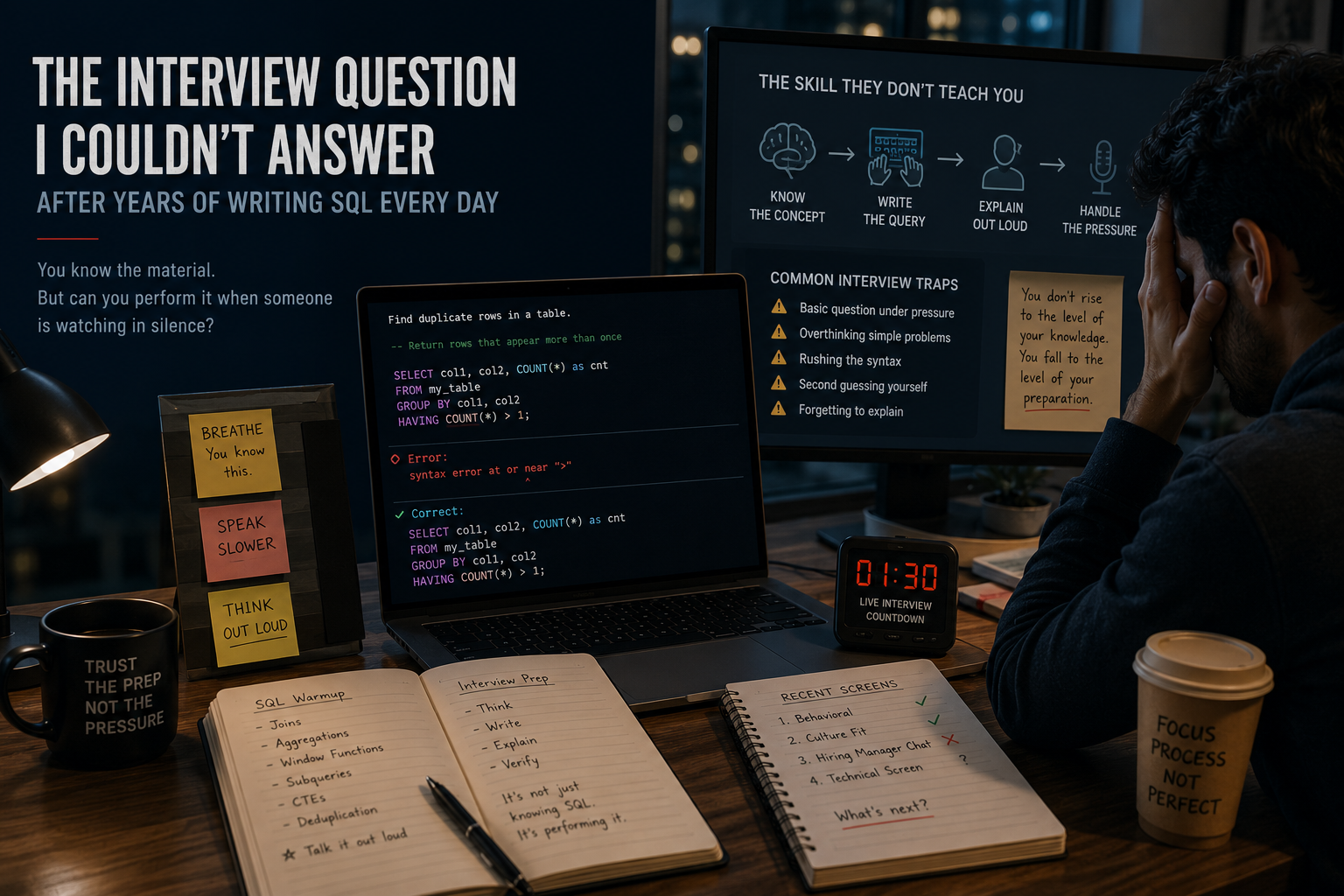 The Interview Question I Couldn’t Answer After Years of Writing SQL Every Day