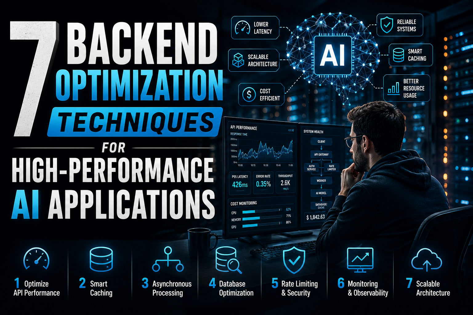 7 Backend Optimization Techniques for High-Performance AI Applications