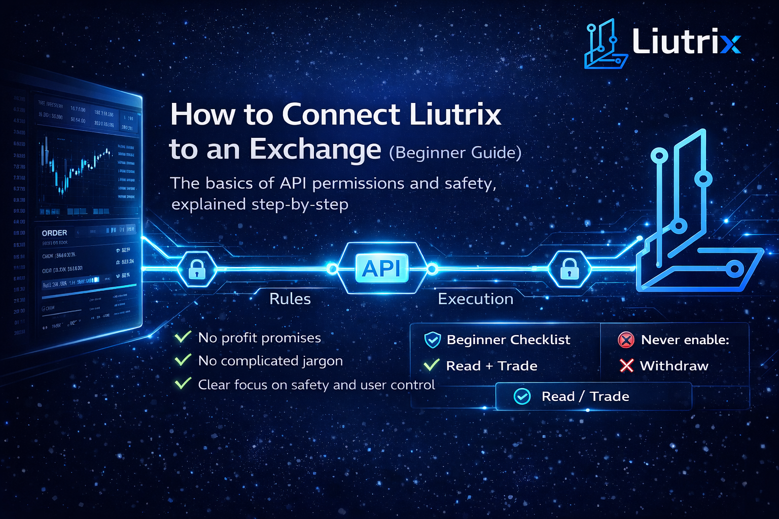 How to Connect Liutrix to an Exchange (Beginner Guide)