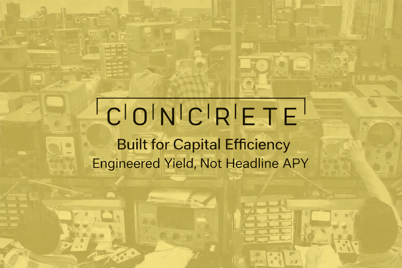 Concrete — Engineered Yield, Not Headline APY